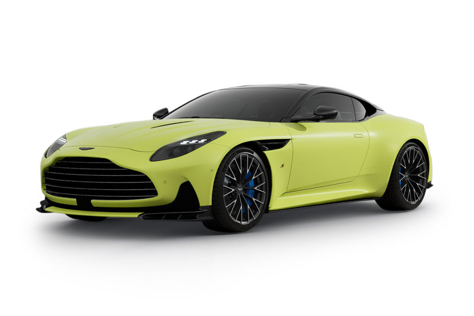 Aston Martin DB12 Satin Lime Essence colour