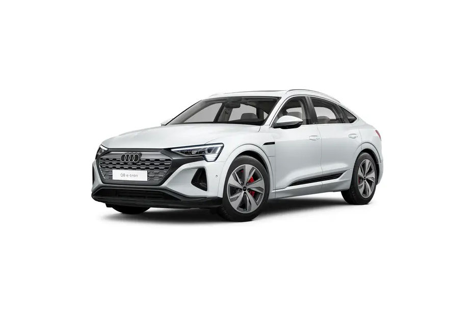 Audi Q8 Sportback e-tron Glacier White Metallic colour