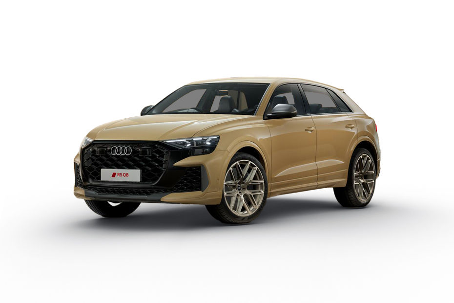Audi RS Q8 Sakhir Gold Metallic colour