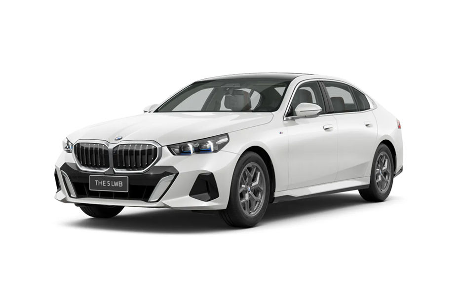 BMW 5 Series Mineral White colour