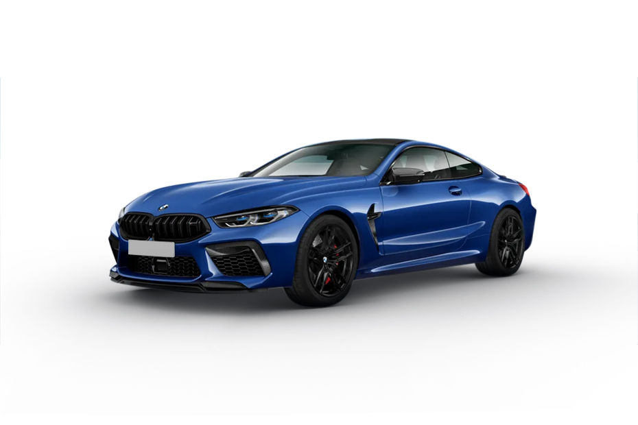 BMW M8 Coupe Competition Marina Bay Blue Metallic colour