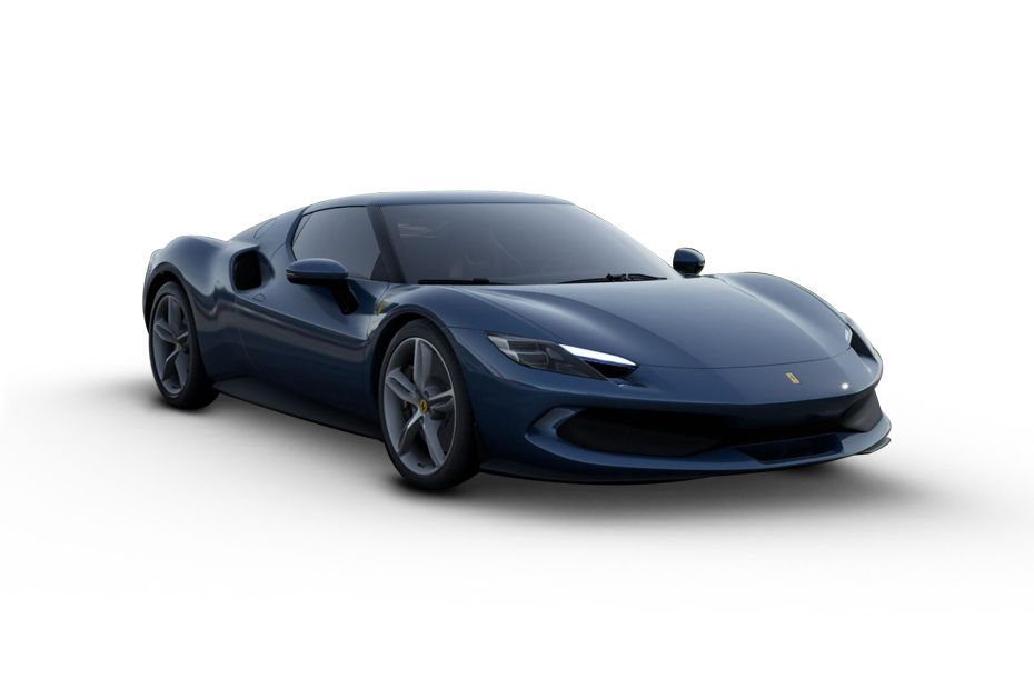 Ferrari 296 GTB Blu Abu Dhabi colour