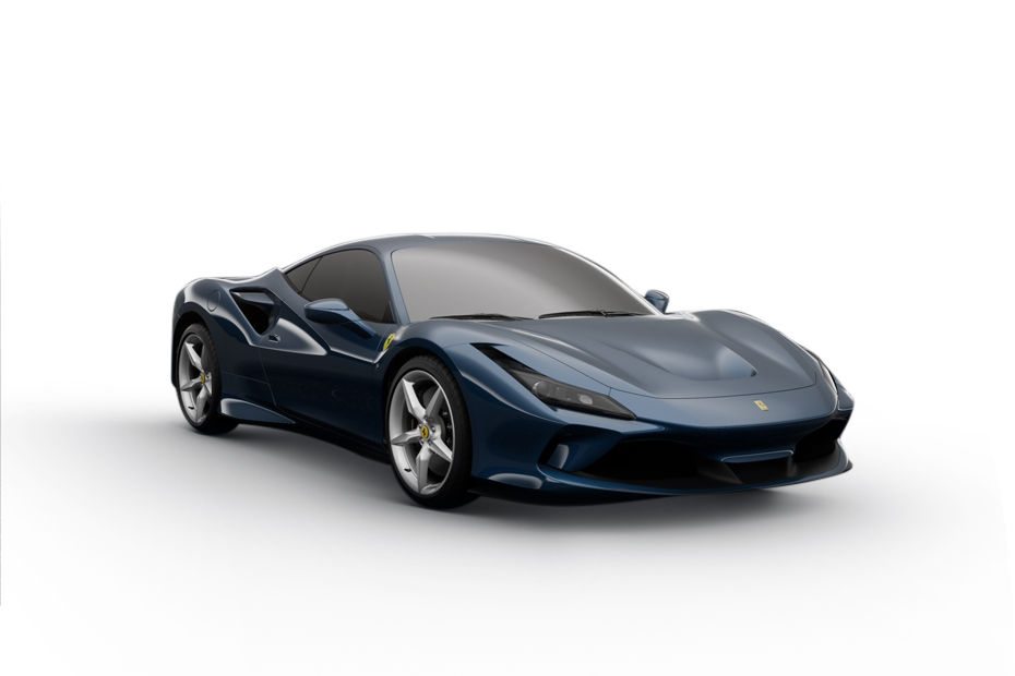 Ferrari F8 Tributo Blu Abu Dhabi colour