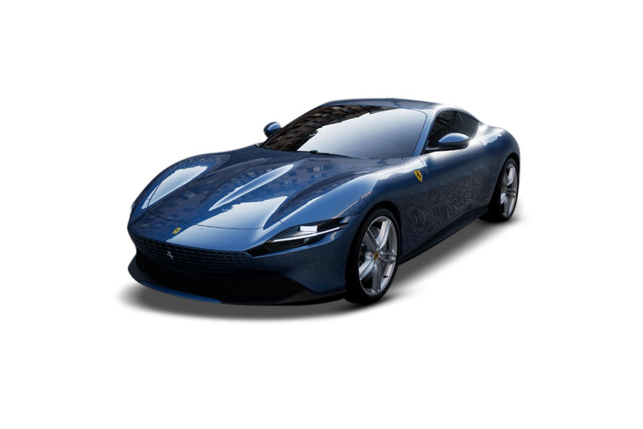 Ferrari Roma Blu Abu Dhabi colour
