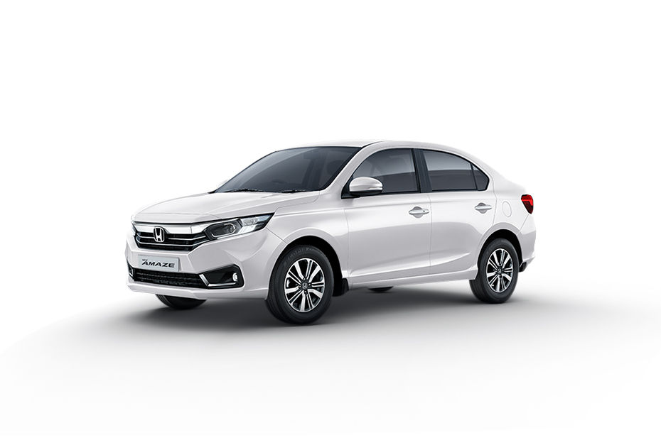 Honda Amaze 2nd Gen Platinum White Pearl colour