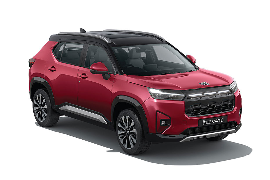Honda Elevate Radiant Red Metallic With Crystal Black Pearl colour