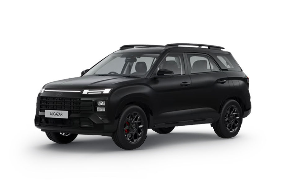 Hyundai Alcazar Titanium Black Matte colour