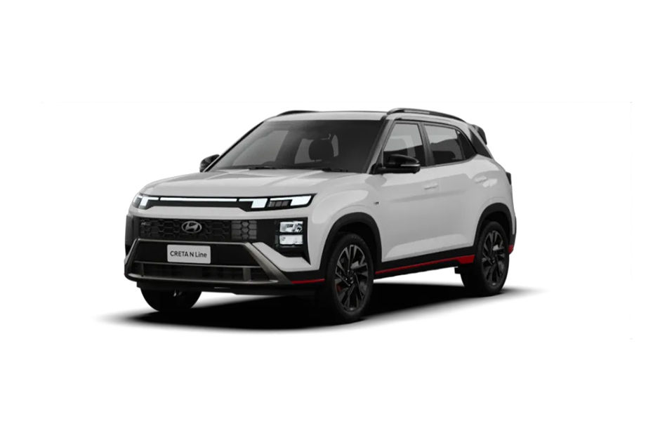 Hyundai Creta N Line Atlas White colour