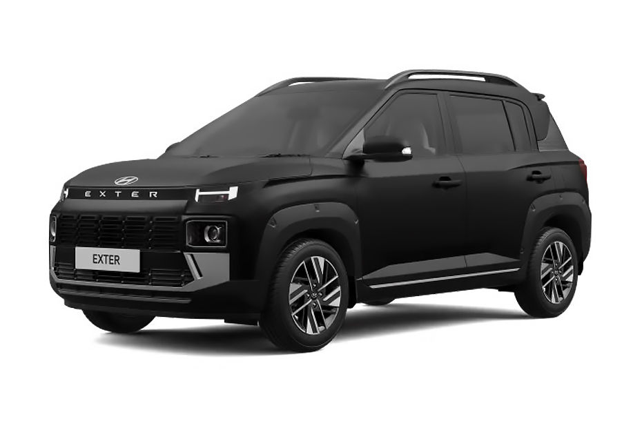 Hyundai Exter Titan Black Matte colour