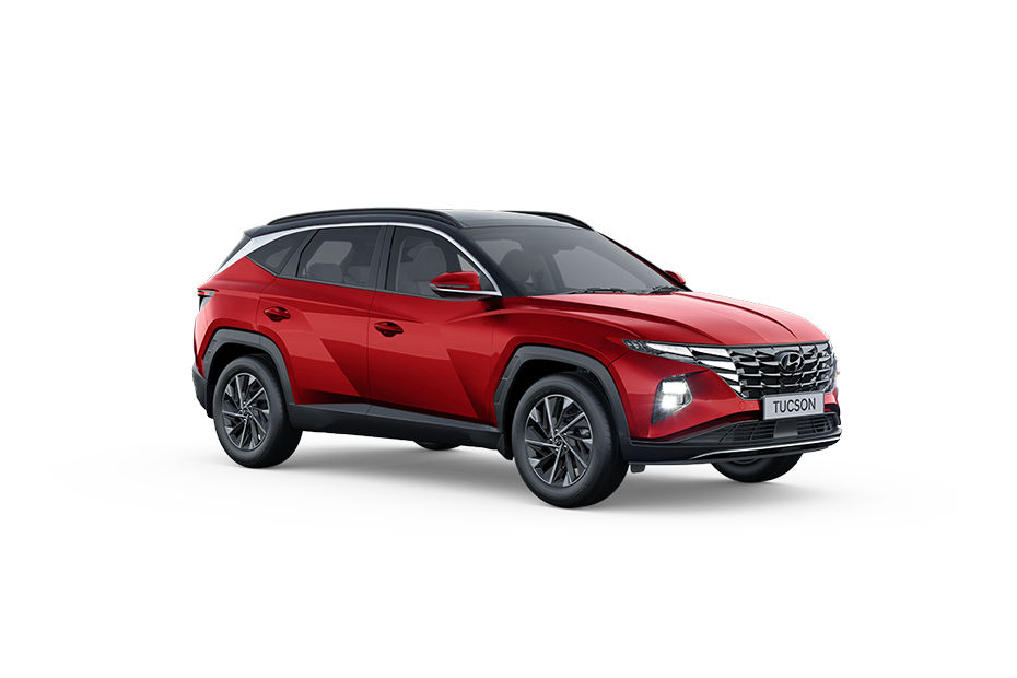 Hyundai Tucson Fiery Red Dual Tone colour