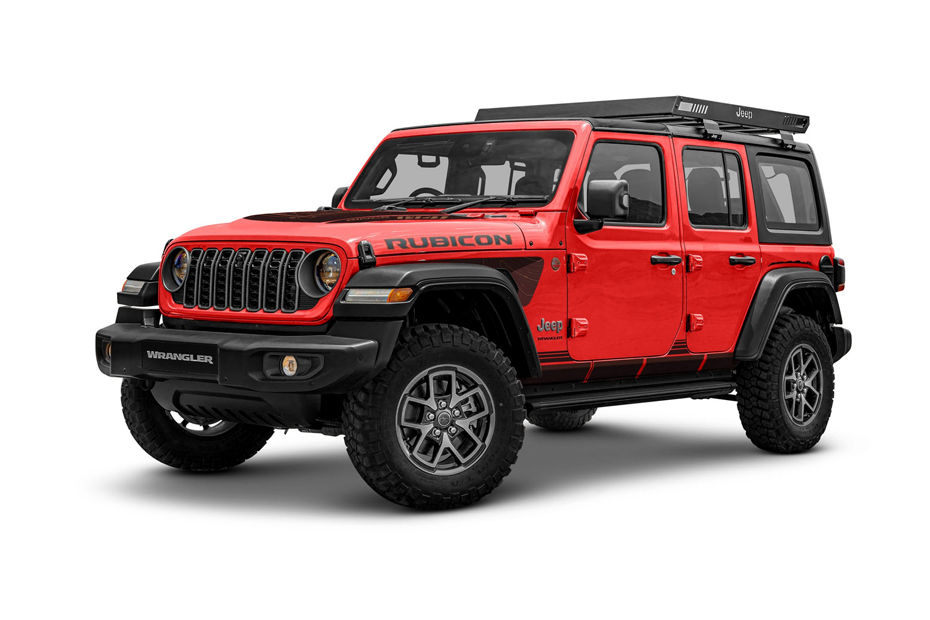 Jeep Wrangler Fire Cracker Red colour