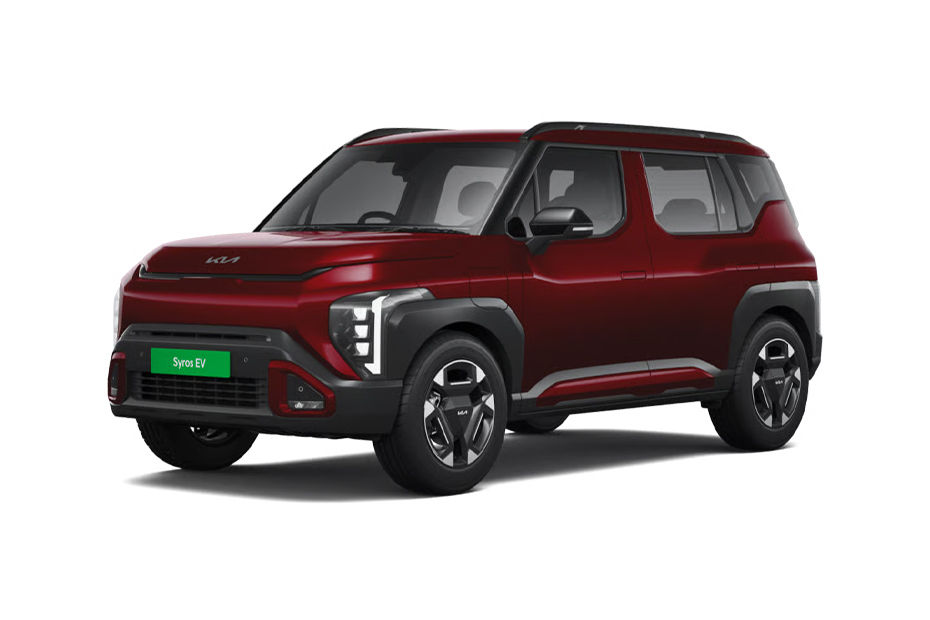 Kia Syros EV Magma Red colour