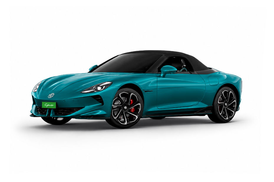 MG Cyberster Irises-cyan colour