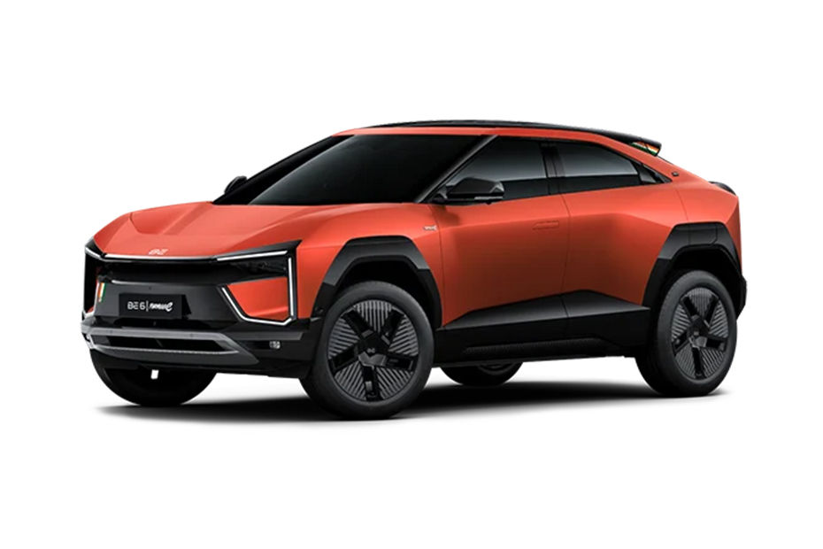 Mahindra BE 6 Firestorm Orange Satin Finish colour