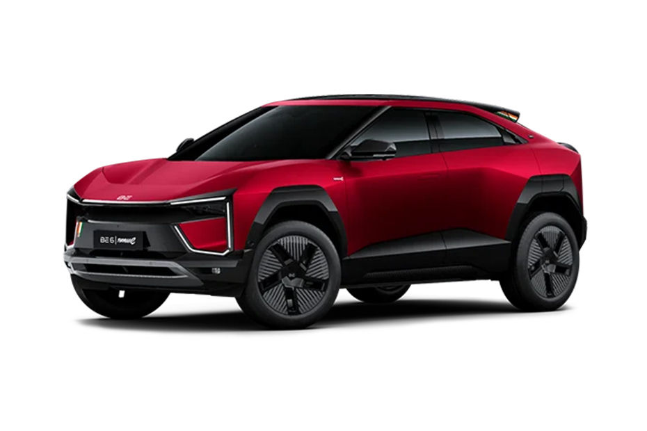 Mahindra BE 6 Rosso Impulso Satin Finish colour