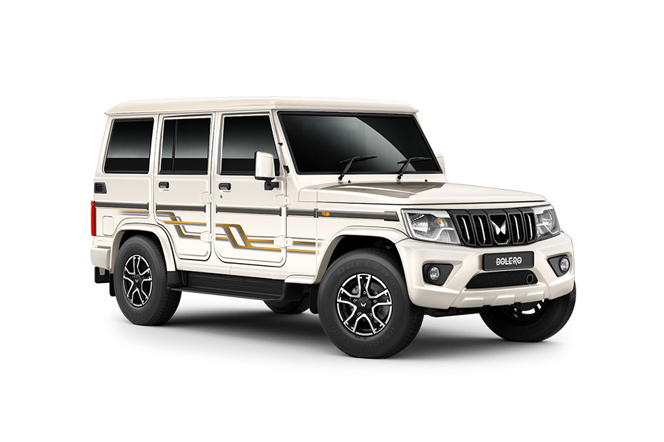 Mahindra Bolero Dimond White colour