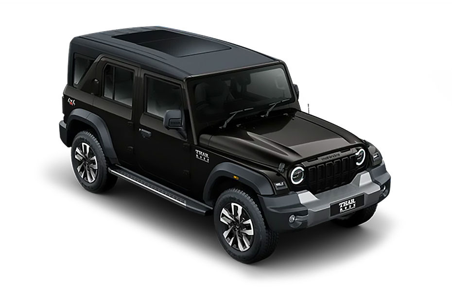 Mahindra Thar ROXX Stealth Black colour