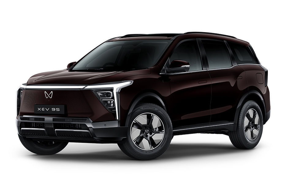 Mahindra XEV 9S Ruby Velvet colour