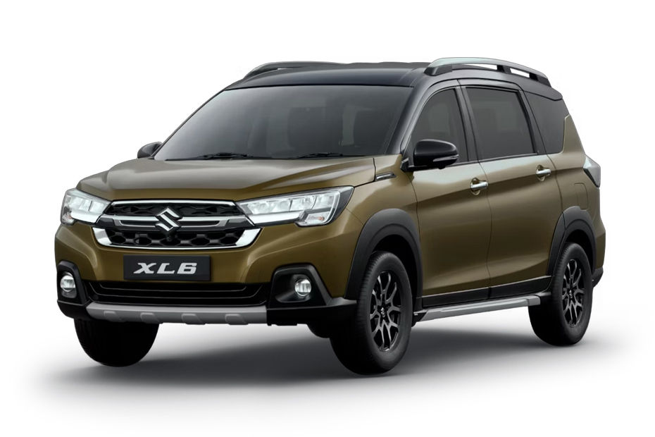 Maruti XL6 Brave Khaki With Midnight Black colour