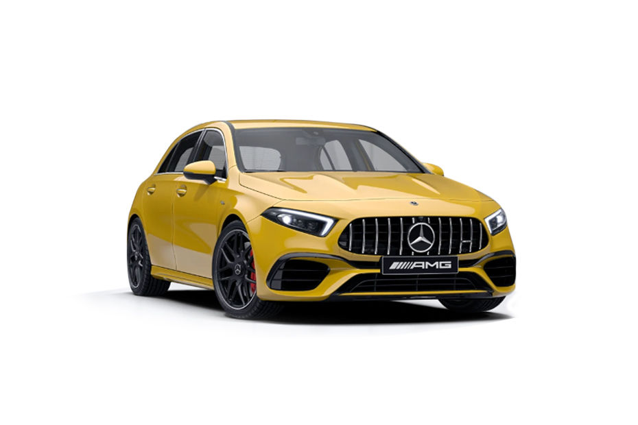 Mercedes-Benz AMG A 45 S Sun Yellow colour