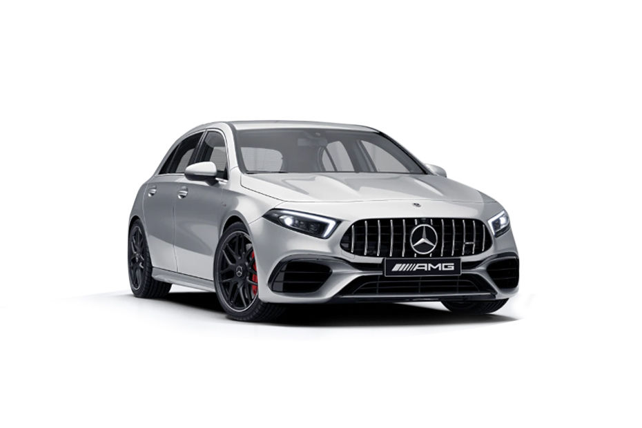 Mercedes-Benz AMG A 45 S Iridium Silver colour