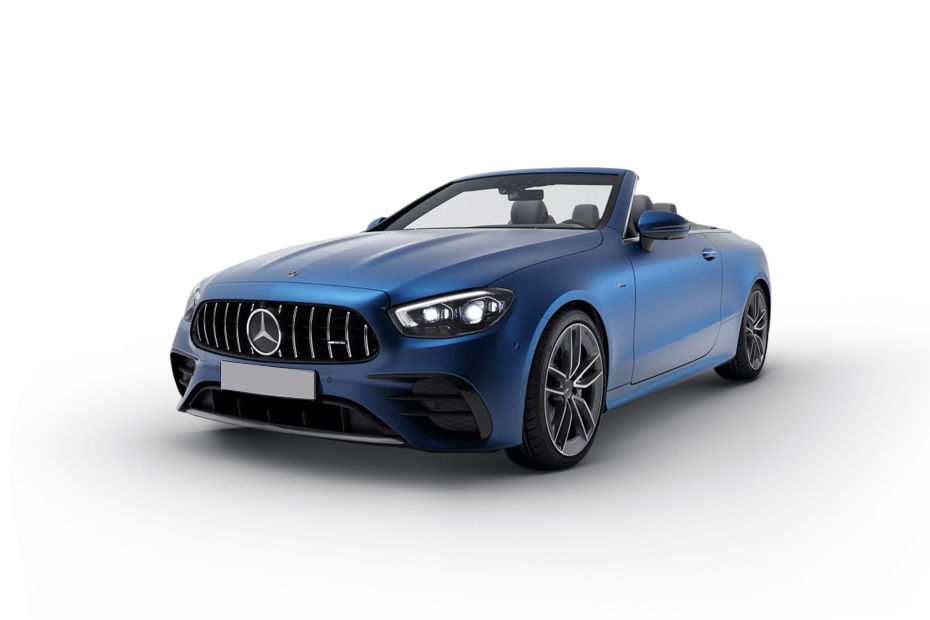 Mercedes-Benz AMG E 53 Cabriolet Spectral Blue Magno colour