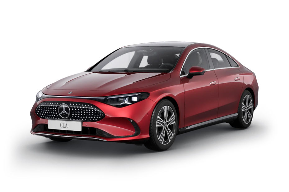 Mercedes-Benz CLA Electric Manufaktur Patagonia Red colour