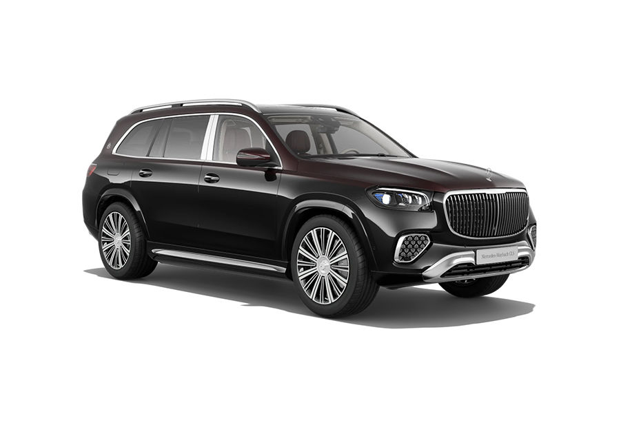 Mercedes-Benz Maybach GLS Obsidian Black Rubellite Red colour