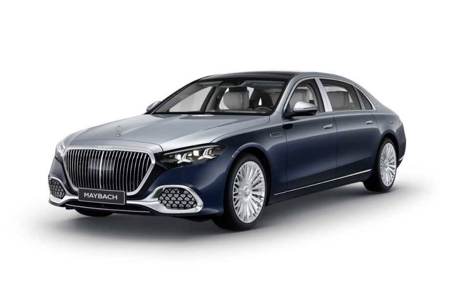 Mercedes-Benz Maybach S-Class Nautical Blue Metallic High Tech Silver Metal colour