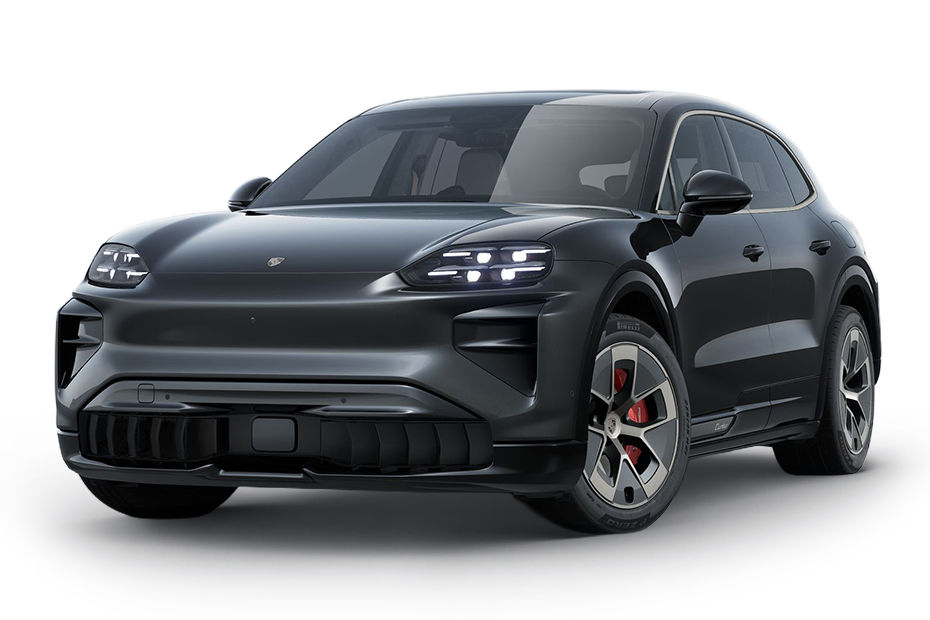 Porsche Cayenne Electric Chromite Black Metallic colour