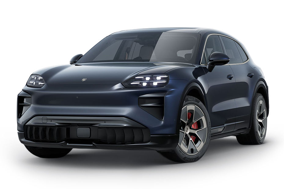 Porsche Cayenne Electric Algarve Blue Metallic colour