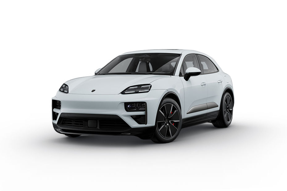 Porsche Macan EV White colour