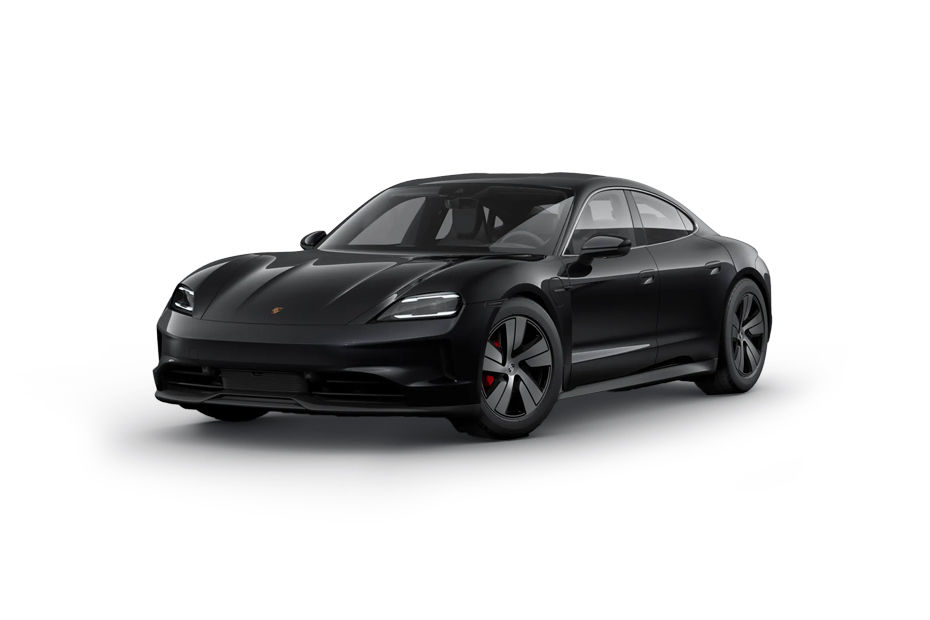 Porsche Taycan Jet Black Metallic colour