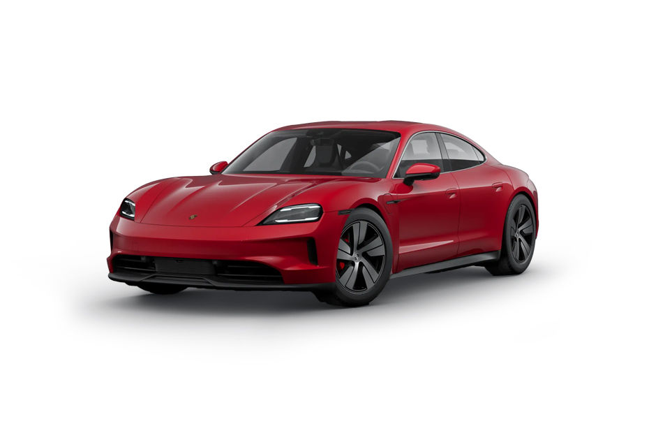 Porsche Taycan Carmine Red colour