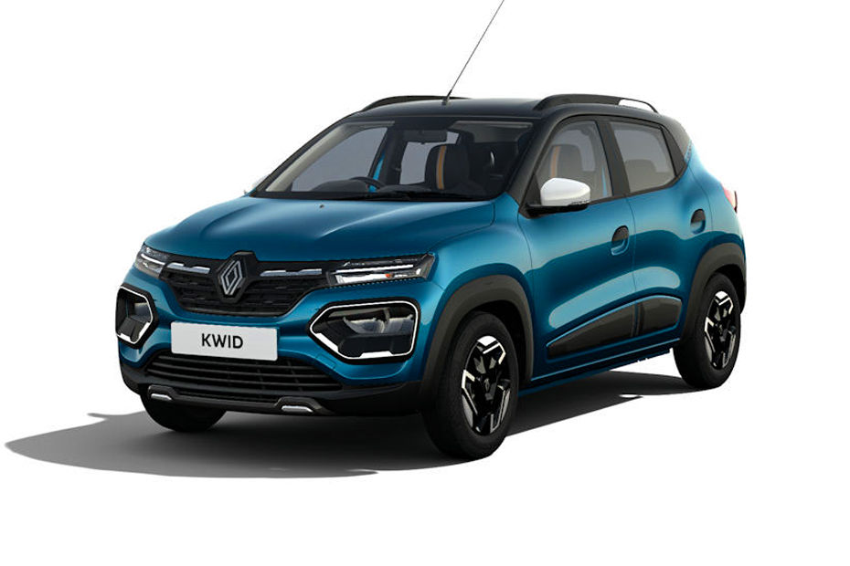 Renault KWID Zanskar Blue With Mystery Black Roof colour