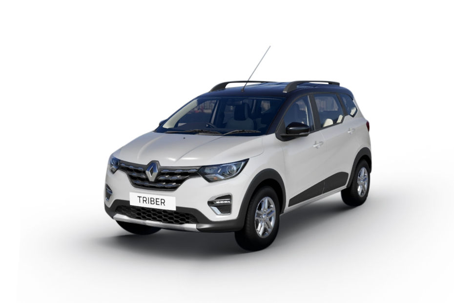 Renault Triber 2019-2025 Ice Cool White With Mystery Black colour