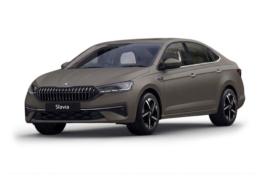Skoda Slavia Facelift Cappuccino Beige colour