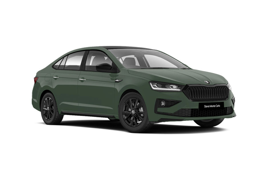 Skoda Slavia Shimla Green colour
