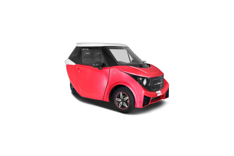 Strom Motors R3 Red With White Roof colour
