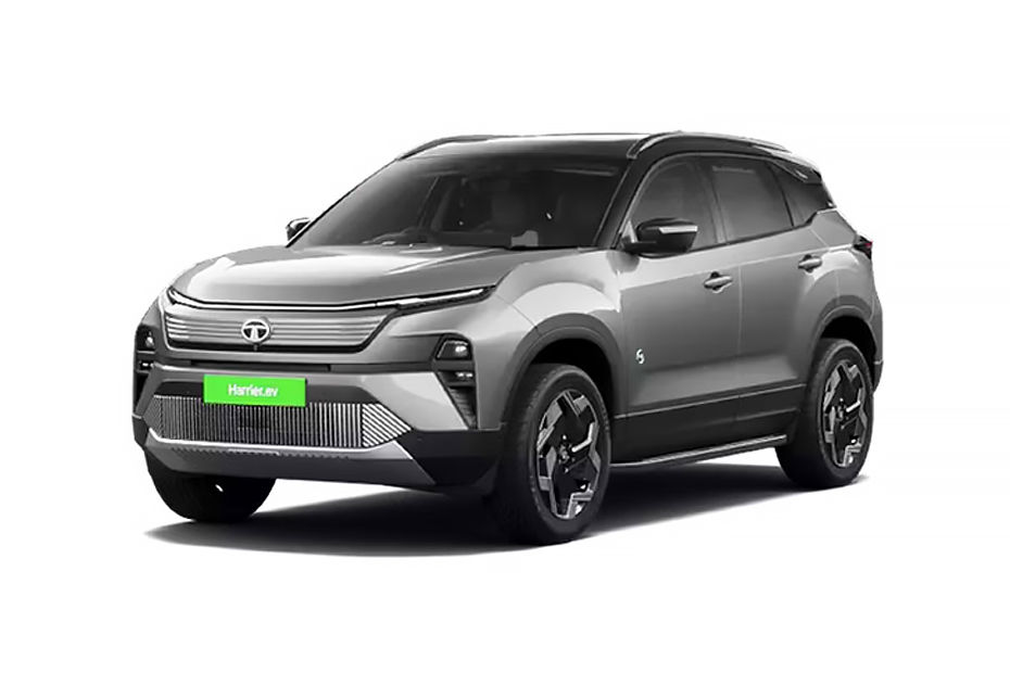 Tata Harrier EV Pure Grey Black Roof colour