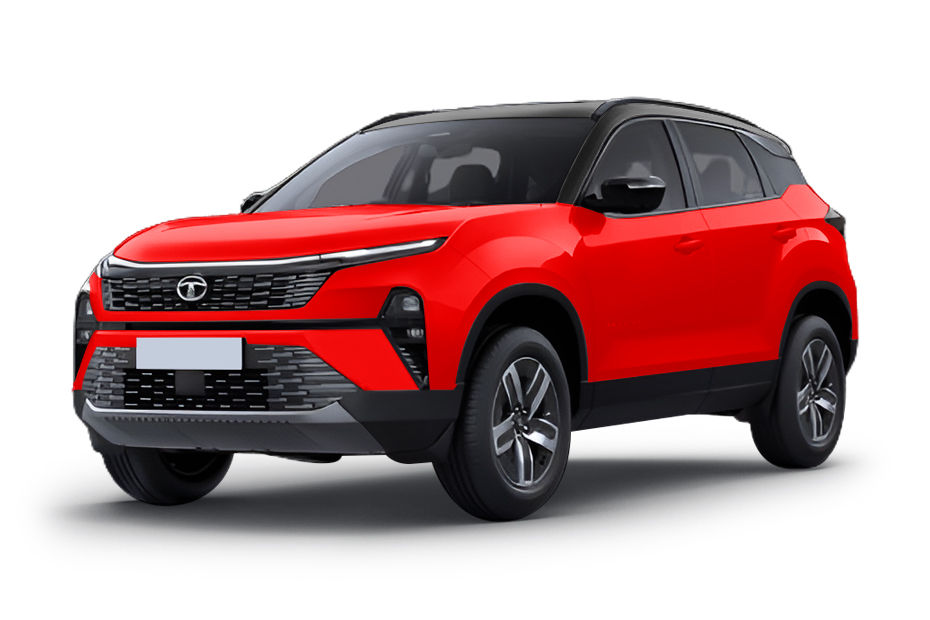 Tata Harrier Fearless Red Dual Tone colour