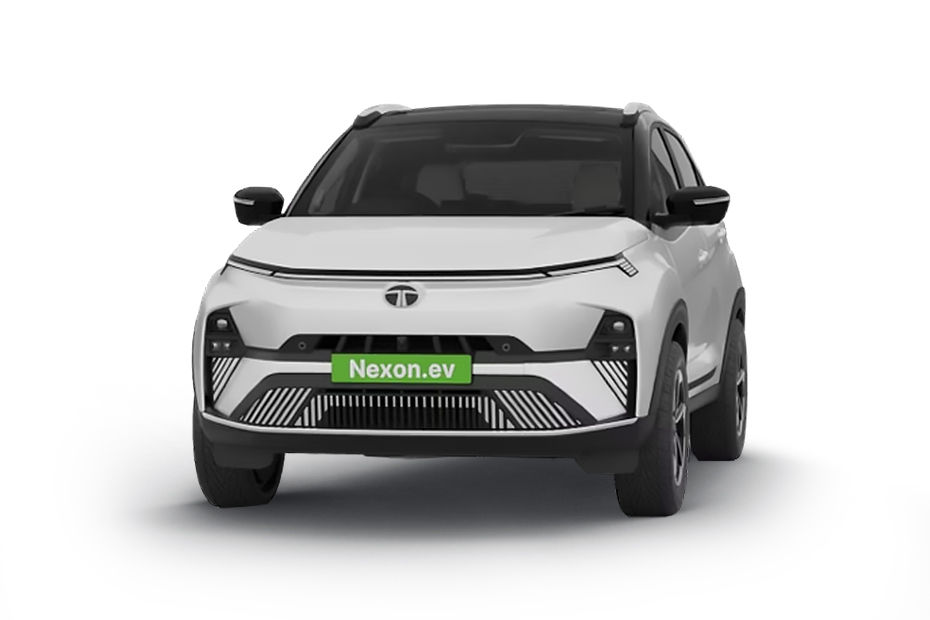 Tata Nexon EV Pristine White With Black Roof colour