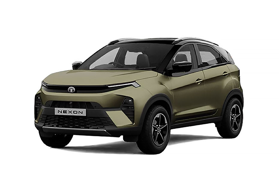 Tata Nexon Grassland Beige With Black Roof colour