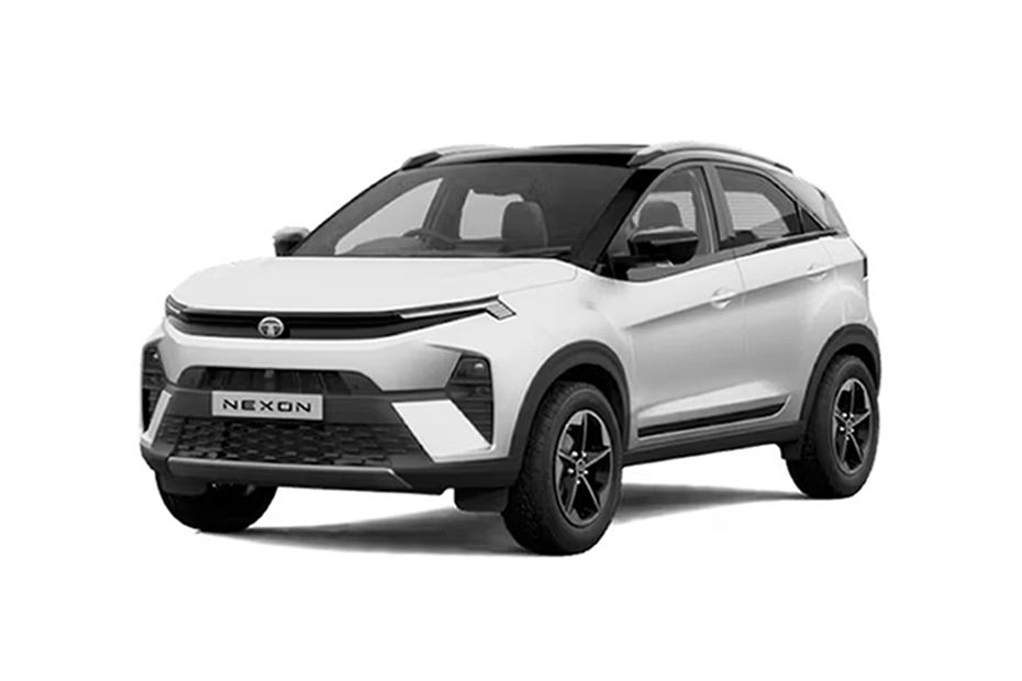 Tata Nexon Pristine White Dual Tone colour
