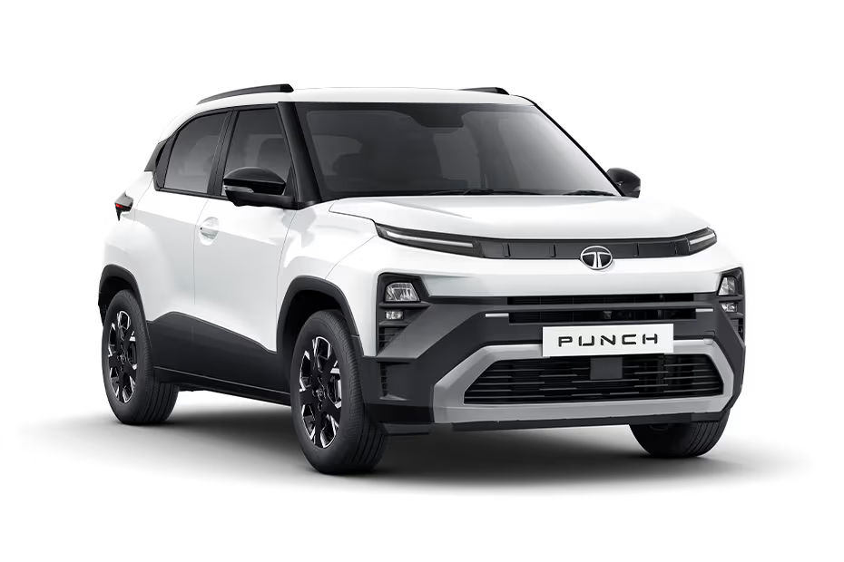 Tata Punch Pristine White colour
