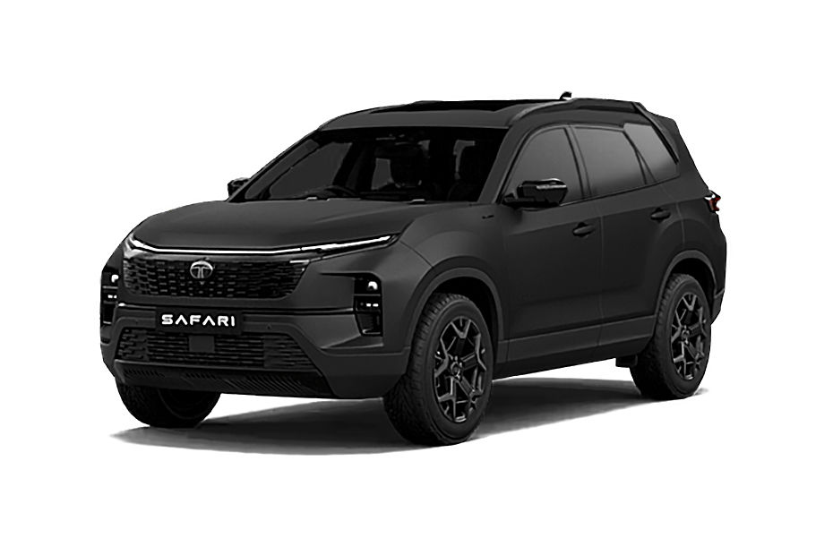 Tata Safari Matte Stealth Black colour