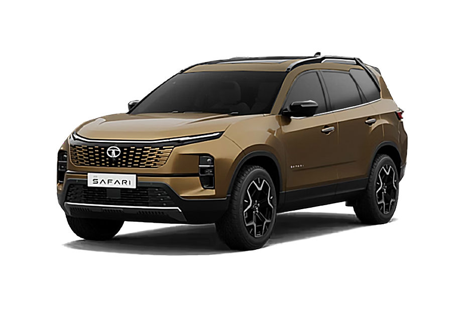 Tata Safari Cosmic Gold colour