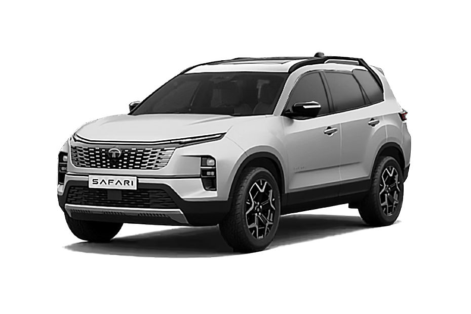 Tata Safari Frost White colour