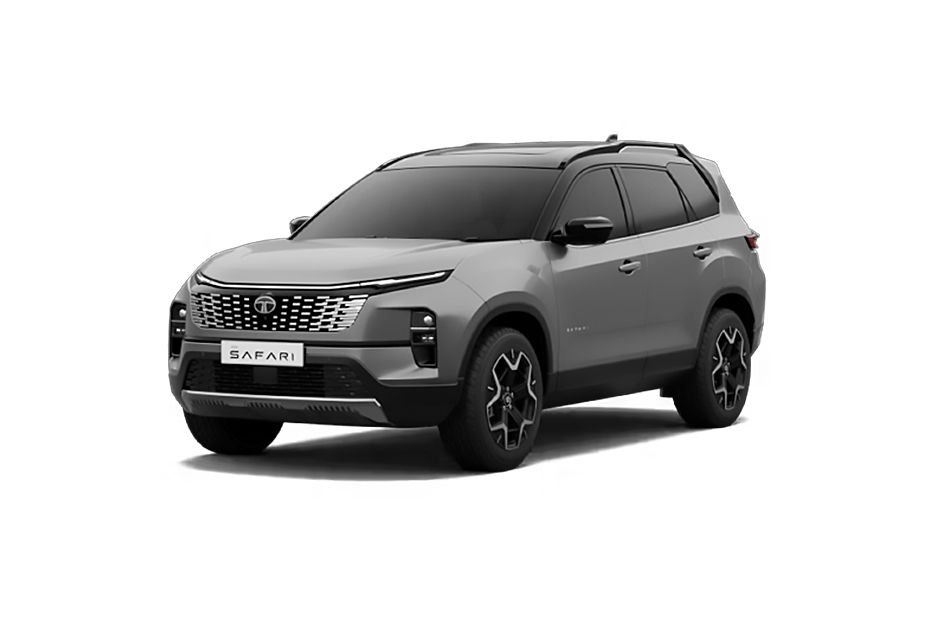 Tata Safari Pure Grey Black Roof colour