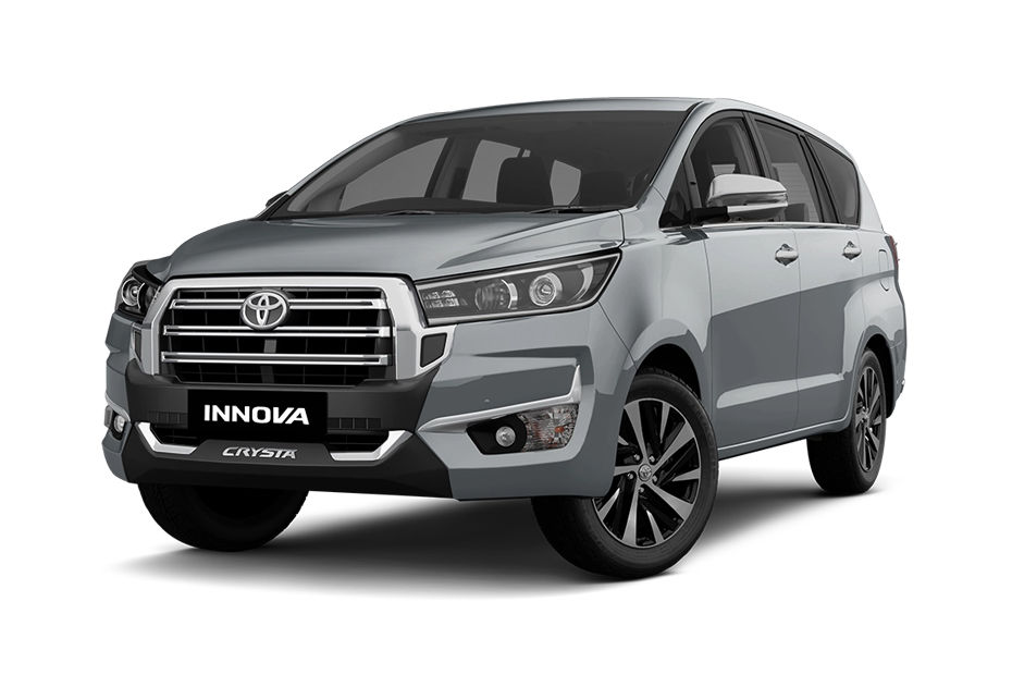 Toyota Innova Crysta Silver Metallic colour